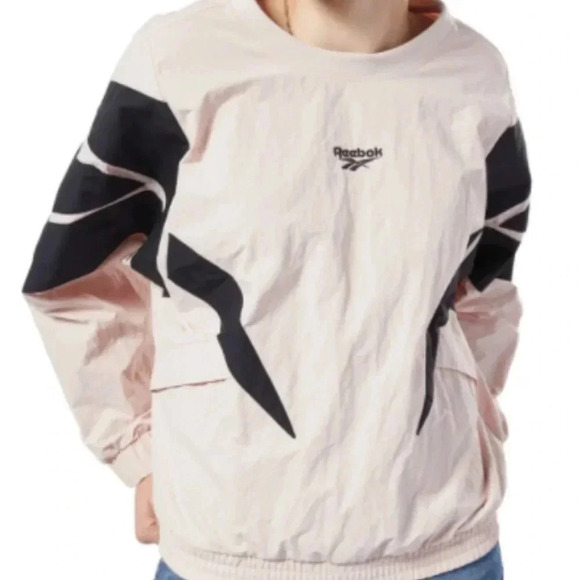 Reebok Tops - Women’s Reebok Classic Vector Crew Sweatshirt | Pink Black | Size XS